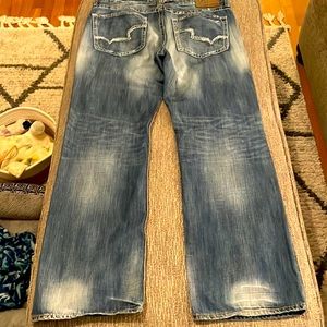 Men’s Big Star Distressed Blue jeans in great condition size 36R